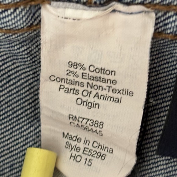 Madewell Jeans 31x26 High Riser Demi Boot 10" Western Blue Denim Raw Hem 2015 - Picture 11 of 12